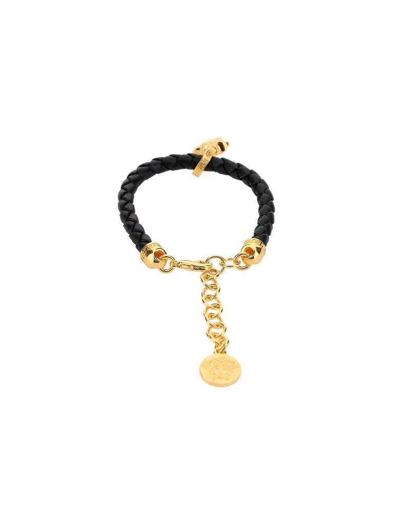 商品Versace|Versace Braided Medusa Charm Bracelet,价格¥833,第2张图片详细描述