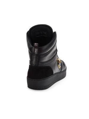 商品cavalli CLASS|Leather High Top Sneakers,价格¥1225,第3张图片详细描述