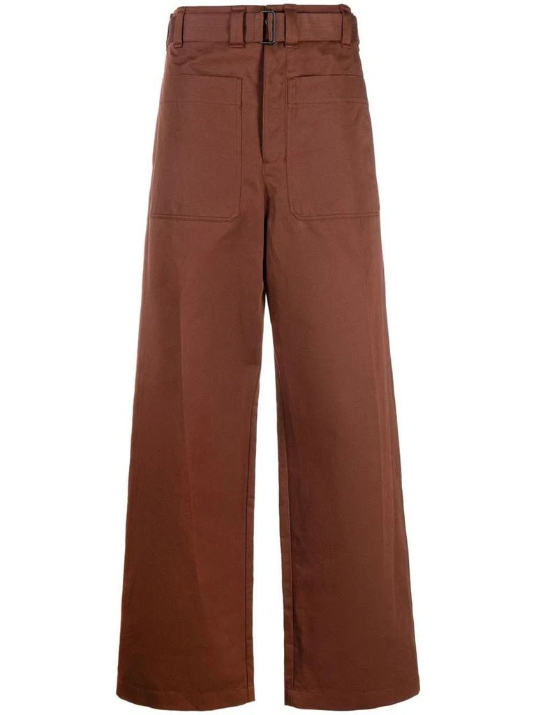 商品Lemaire|LEMAIRE BELTED POCKET PANTS CLOTHING,价格¥3846,第1张图片