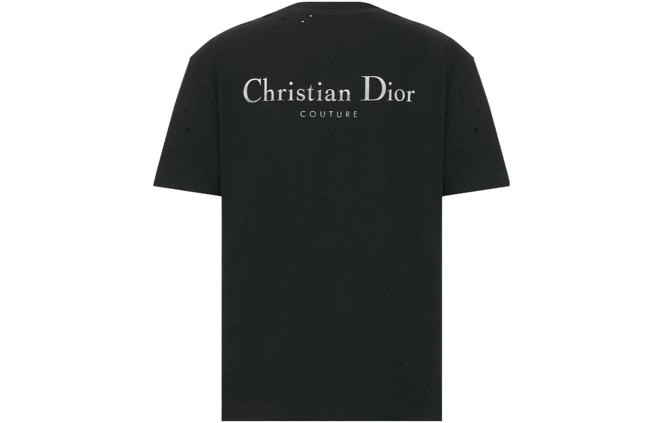 商品[国内直发] Dior|迪奥 迪奥 FW23 Logo字母印花破洞纯色休闲短袖T恤 男款,价格¥8584,第8张图片详细描述