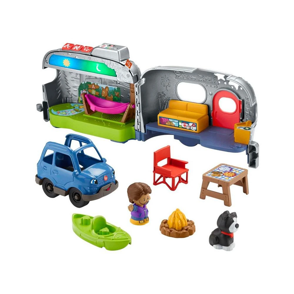 商品Fisher Price|Little People Light-Up Learning Camper Set,价格¥170,第1张图片