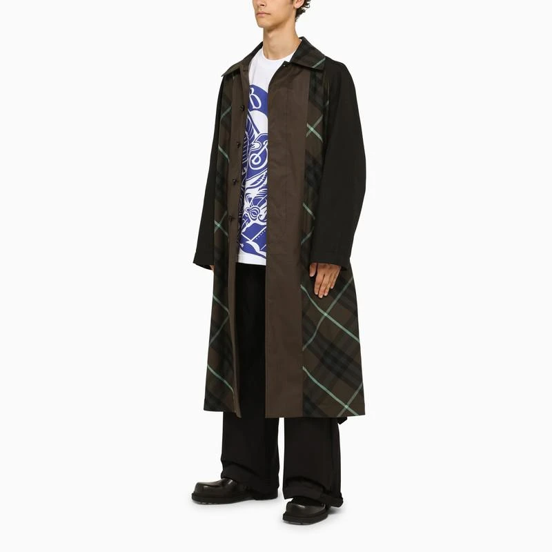 商品Burberry|Dark grey canvas trench coat,价格¥22134,第2张图片详细描述