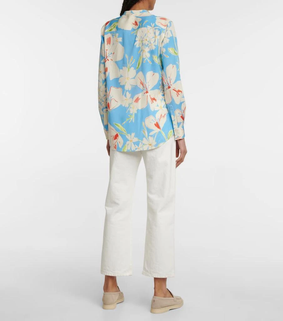 商品Loro Piana|Malda花卉真丝混纺衬衫,价格¥14140,第3张图片详细描述