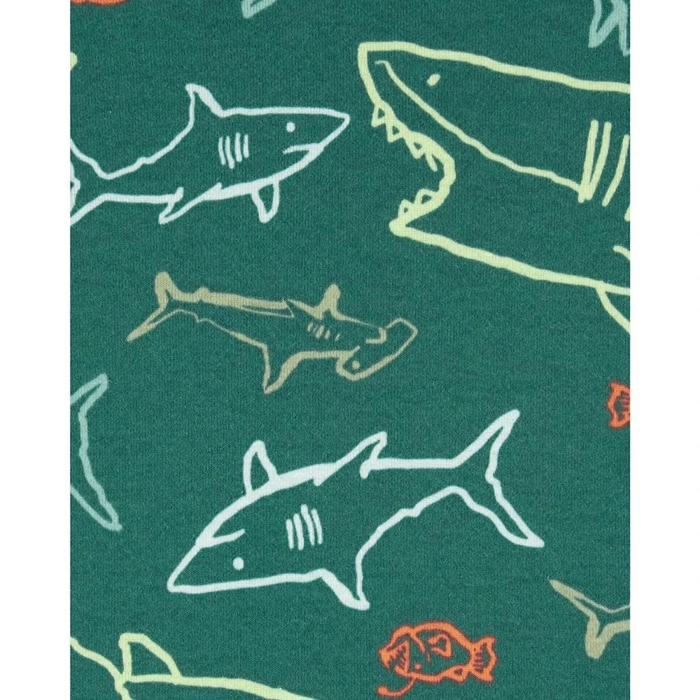 商品Carter's|Big Boys Shark Print Pajama Set, 4 Piece Set,价格¥231,第2张图片详细描述