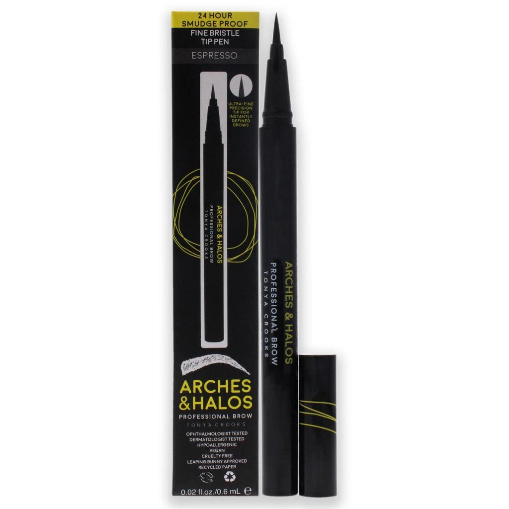 商品Arches and Halos|Fine Bristle Tip Pen - Espresso by Arches and Halos for Women - 0.02 oz Eyebrow Pen,价格¥112,第1张图片