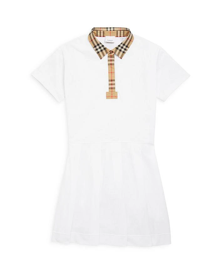 商品Burberry|Girls' Sigrid Piqué Polo Dress - Little Kid, Big Kid,价格¥2549,第1张图片