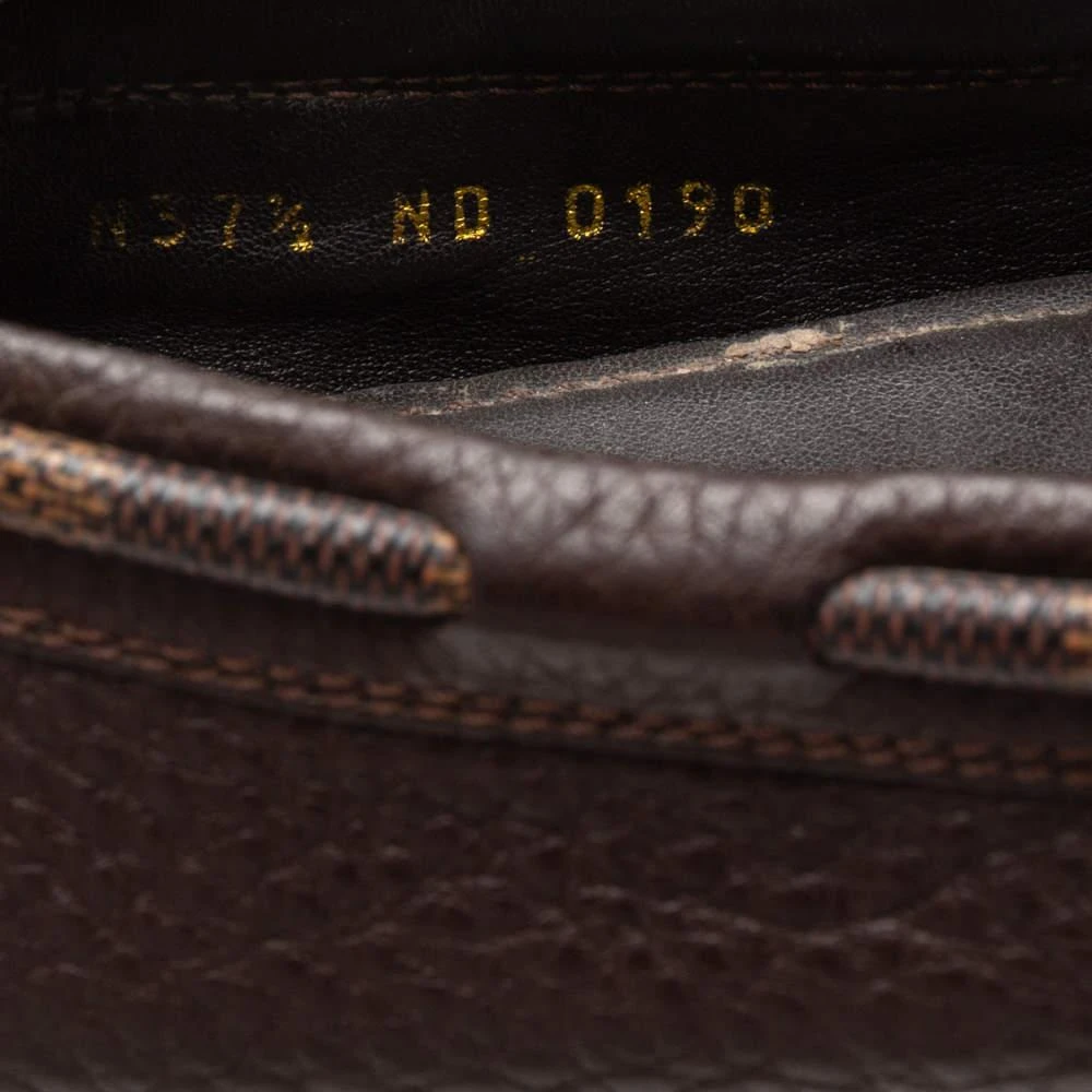 Louis Vuitton Brown Leather Arizona Bow Loafers Size 37.5 商品