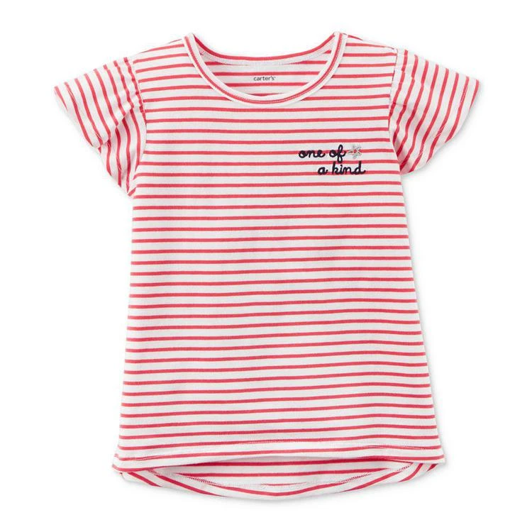 商品Carter's|Poppy Stripe Top, Toddler Girls,价格¥60,第2张图片详细描述