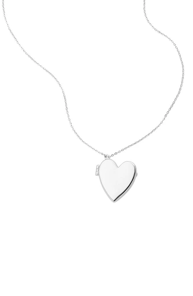商品ADORNIA|14K Gold Plated Heart Locket Pendant Necklace,价格¥208,第1张图片