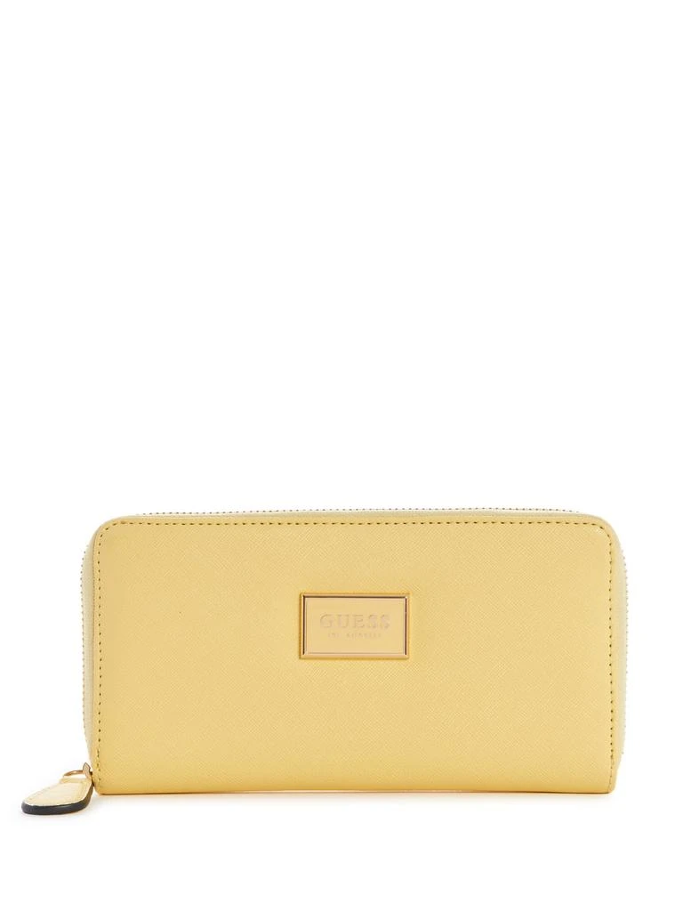 商品Guess Factory|Abree Glitter Medium Zip-Around Wallet,价格¥224,第1张图片