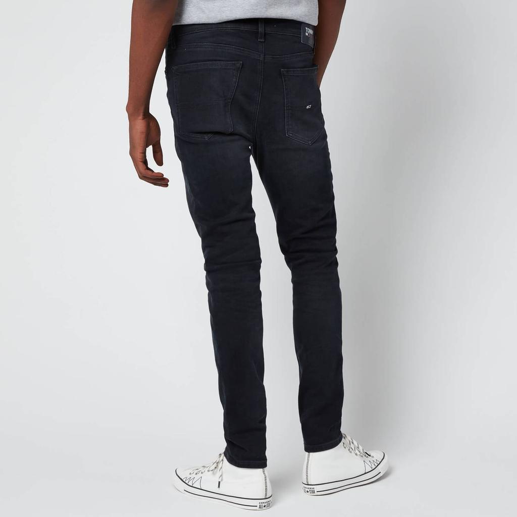 商品Tommy Hilfiger|Tommy Jeans Men's Simon Skinny Fit Jeans - Dynamic Jacob Black,价格¥558,第4张图片详细描述