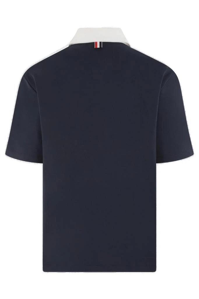 商品Thom Browne|Thom Browne Logo Patch Polo Shirt,价格¥4832,第2张图片详细描述