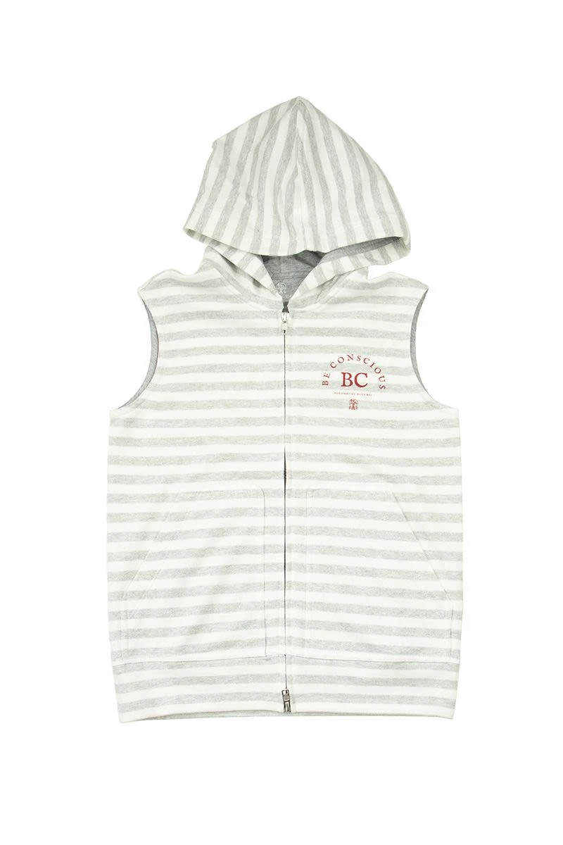 商品Brunello Cucinelli|Brunello Cucinelli 男童针织毛衣 BQ861E114BC001 乳白色,价格¥1780,第5张图片详细描述