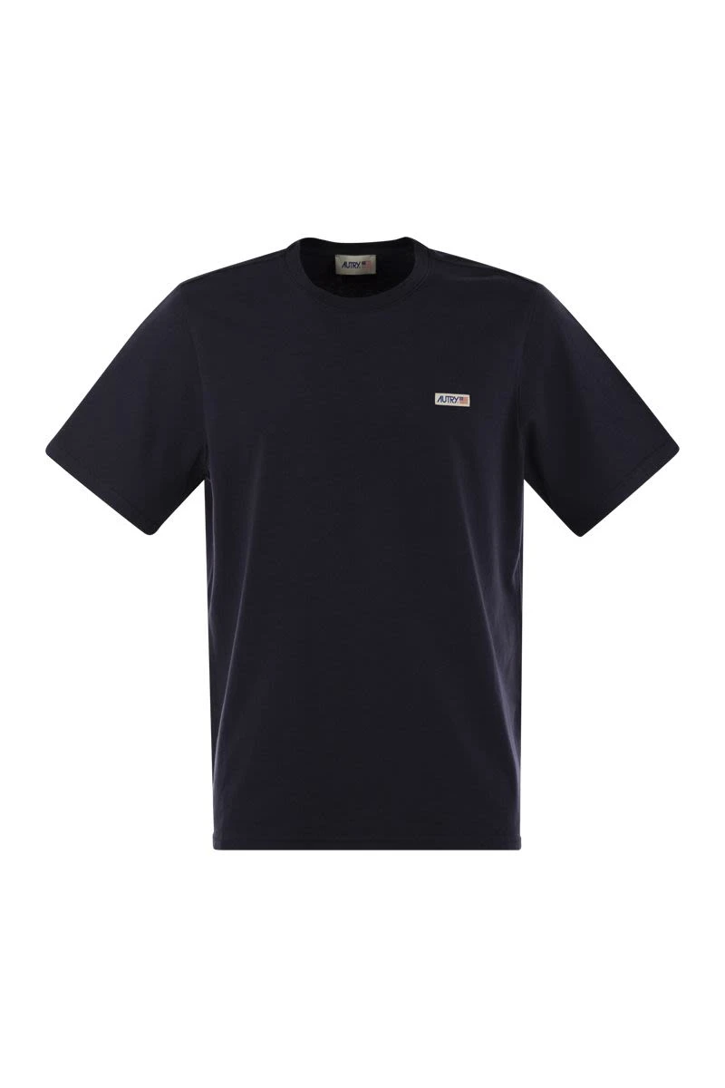 商品Autry|Crew-neck T-shirt with logo TSPM 08CB 08CB,价格¥501,第1张图片