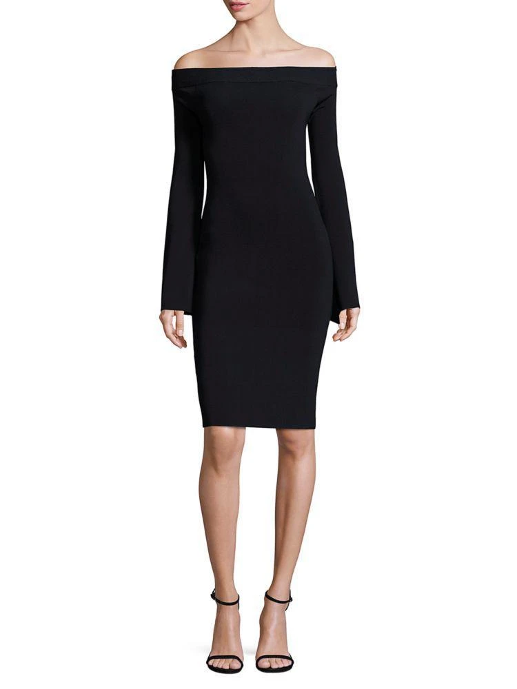 商品SOLACE LONDON|Lea Knit Off-the-Shoulder Dress,价格¥1266,第1张图片