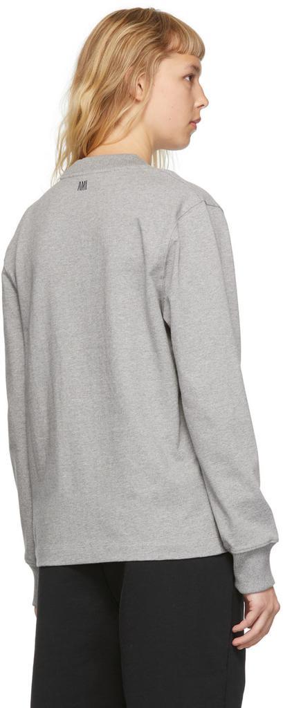 商品AMI|Grey Ami De Cœur T-Shirt,价格¥1508,第5张图片详细描述