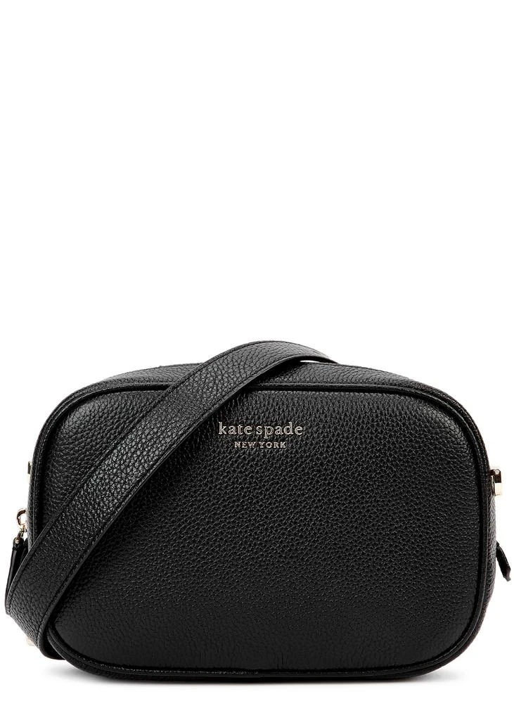 商品Kate Spade|Astrid medium black leather camera bag,价格¥1964,第1张图片