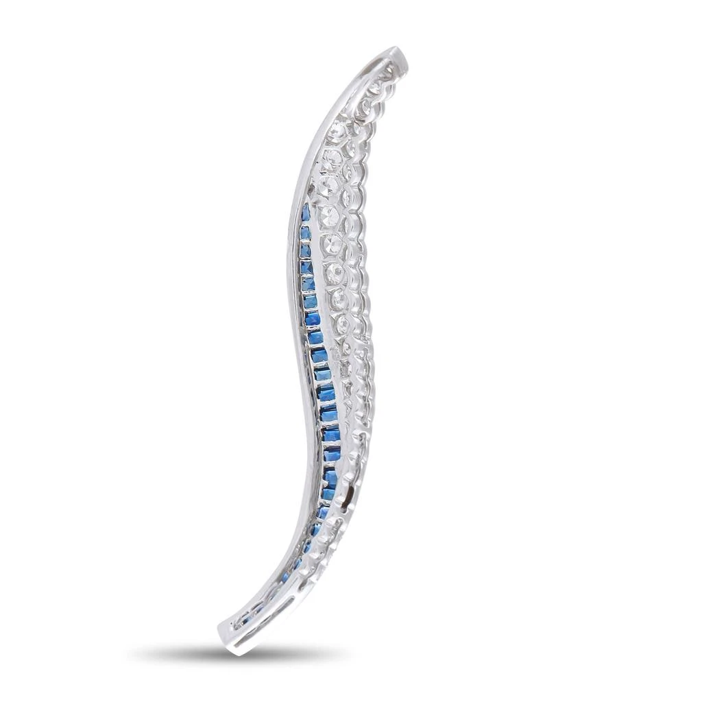 商品[二手商品] LB Exclusive|Platinum Diamond and Sapphire Pendant #5176,价格¥13636,第2张图片详细描述