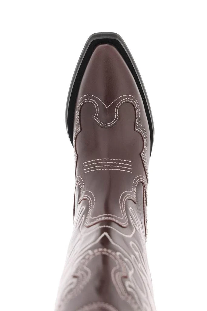 商品Ganni|Embroidered western boots,价格¥2569,第3张图片详细描述