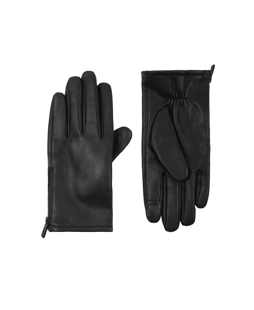 商品Calvin Klein|Men's Side Zipper Gloves,价格¥334,第1张图片