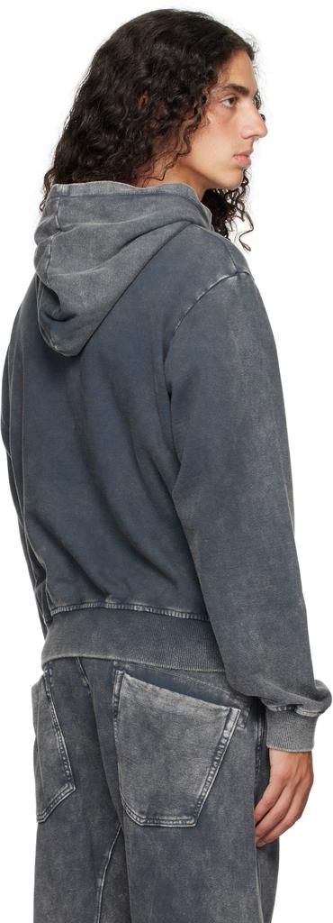 Omar Afridi／SHABBY FULL ZIPPED HOODIE 46 Gray Shabby Full Zipped Hoodie – On Sale Now with Up to 53% Off