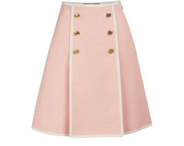 商品Gucci|Wool and silk skirt,价格¥11437,第1张图片