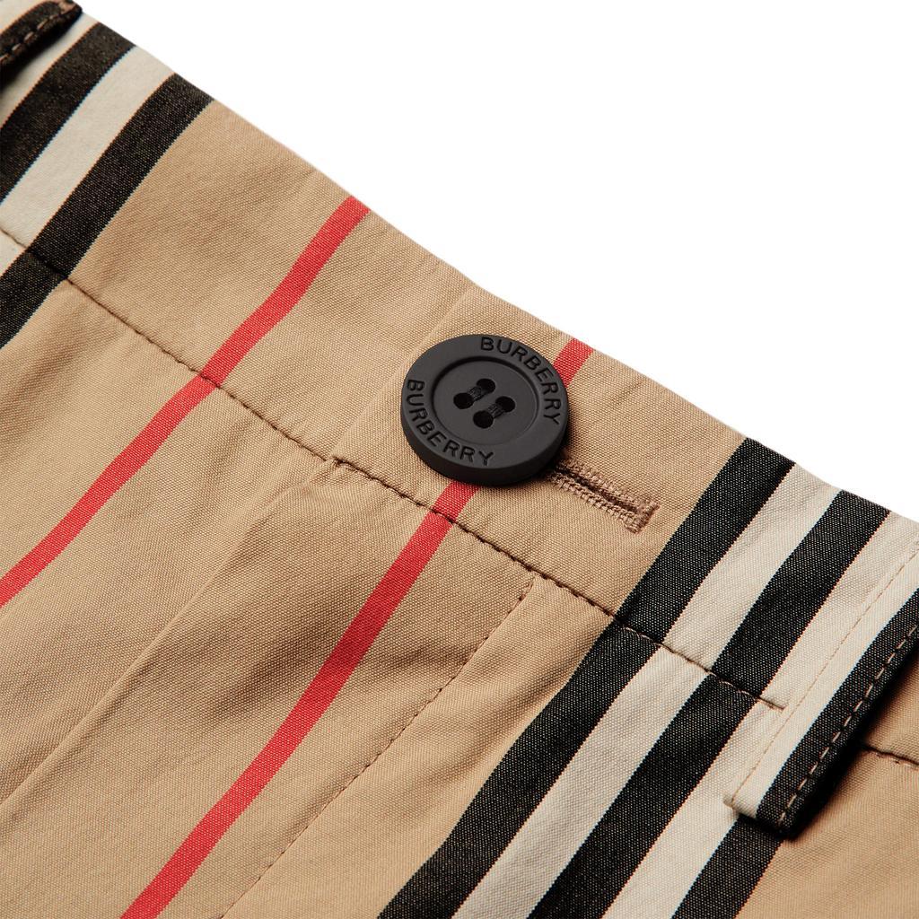 商品Burberry|Nicki Icon Stripe Shorts (Little Kids/Big Kids),价格¥1254,第5张图片详细描述