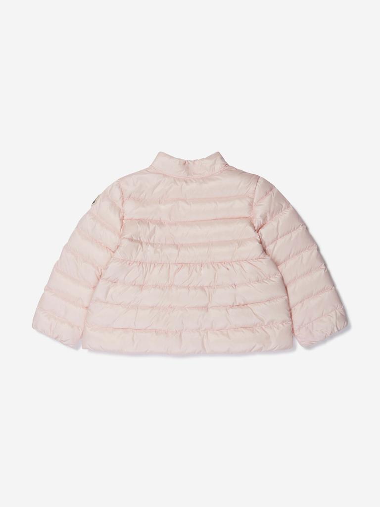 Moncler Pink Baby Girls Down Padded Joelle Jacket商品第4张图片规格展示