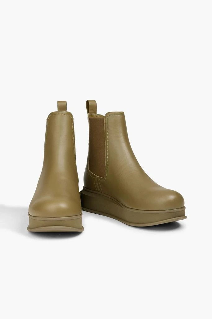 商品Salvatore Ferragamo|Kay leather platform Chelsea boots,价格¥3137,第2张图片详细描述