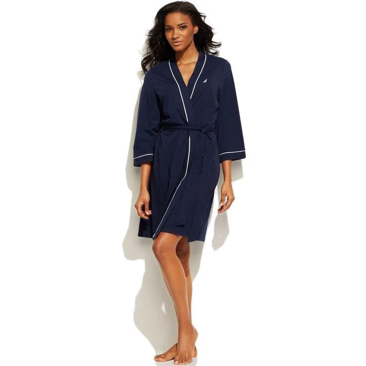 商品Nautica|Classic Short Robe,价格¥483,第2张图片详细描述