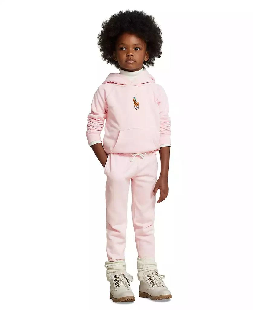 商品Ralph Lauren|Toddler and Little Girls Fleece Jogger Pants,价格¥370,第4张图片详细描述