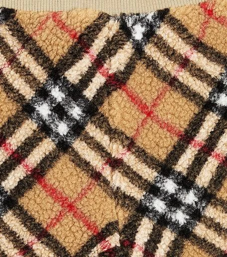 商品Burberry|婴幼儿 — Burberry Check泰迪绒运动裤,价格¥1459,第3张图片详细描述