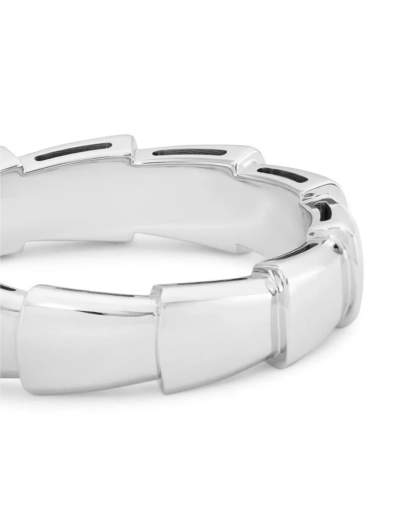 商品BVLGARI|Serpenti Viper 18K White Gold Band Ring,价格¥16608,第4张图片详细描述