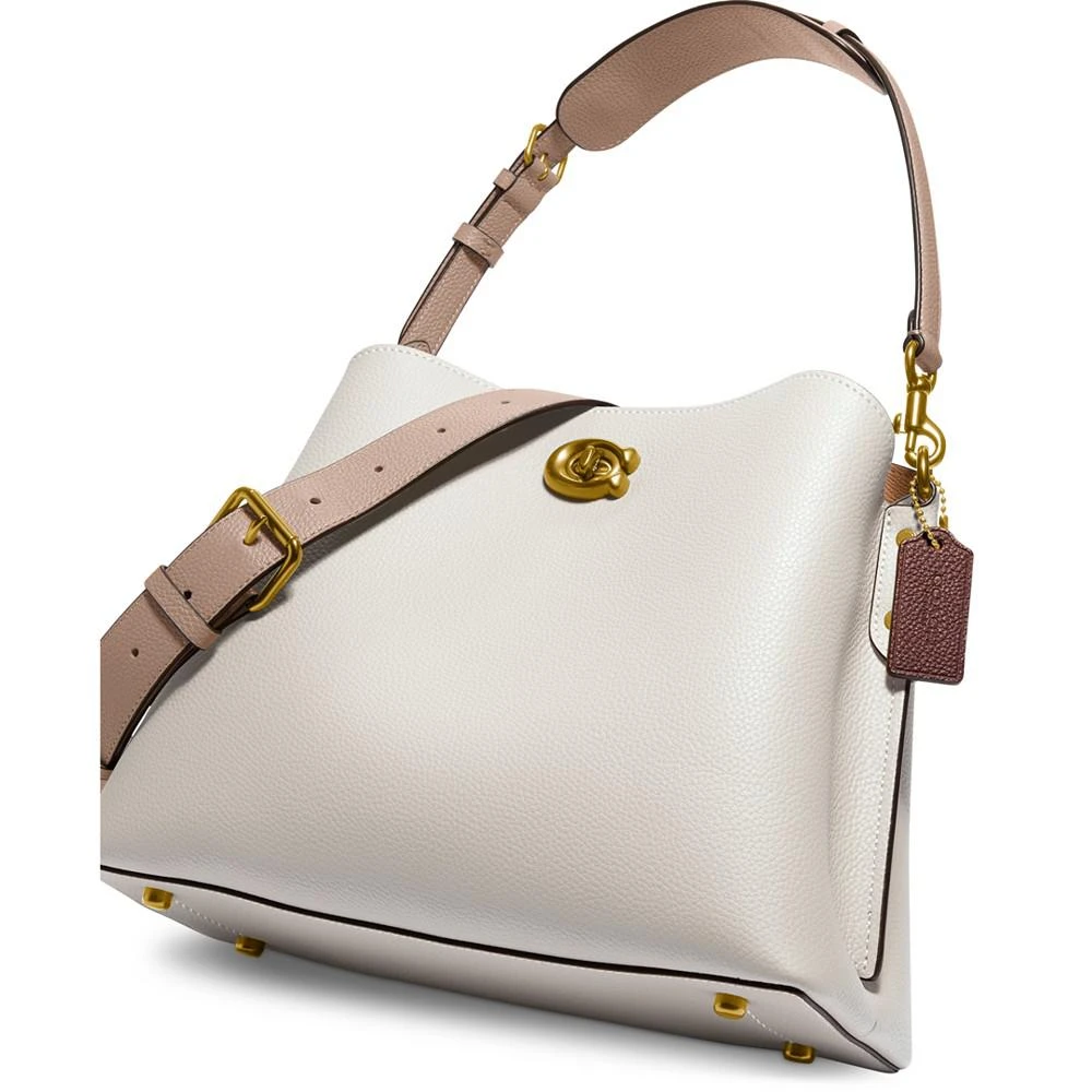 商品Coach|Pebble Leather Willow Shoulder Bag with Convertible Straps,价格¥2967,第4张图片详细描述