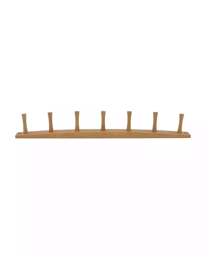 Diversified Wall-Mounted 7 Peg Wood Hook Rack 商品
