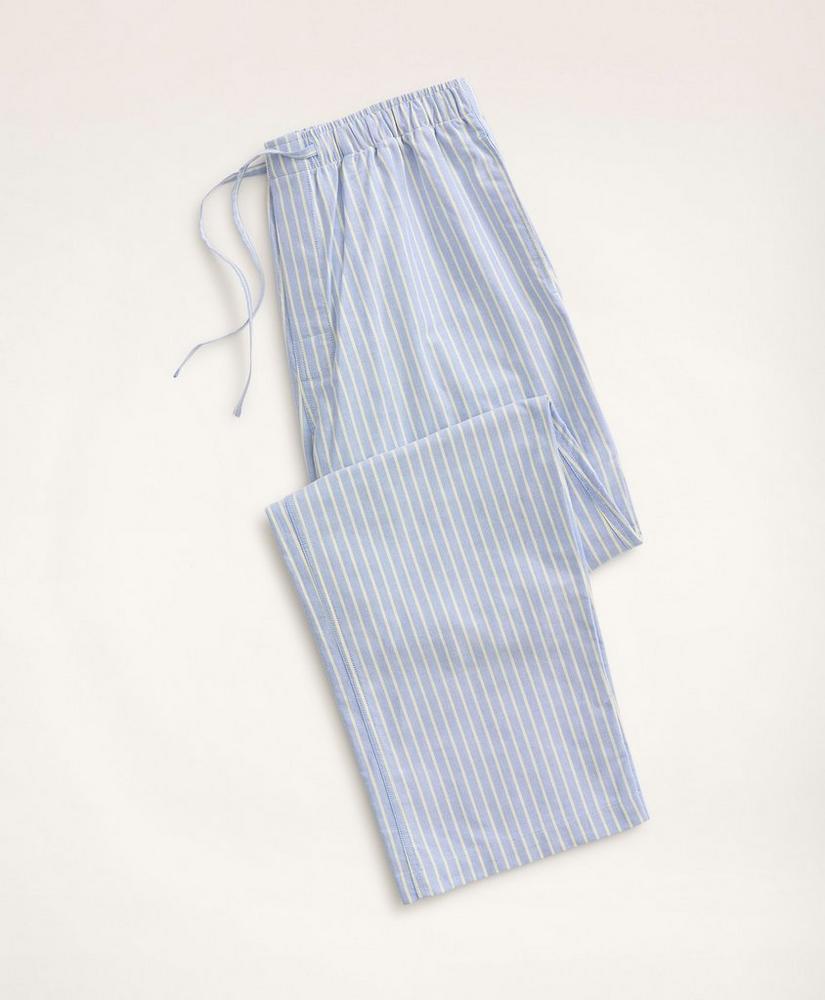 Cotton Oxford Stripe Lounge Pants商品第3张图片规格展示