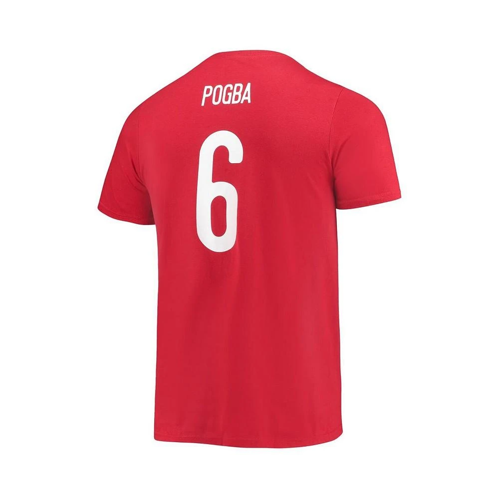 商品Adidas|Men's Paul Pogba Red Manchester United Amplifier Name Number T-shirt,价格¥241,第3张图片详细描述
