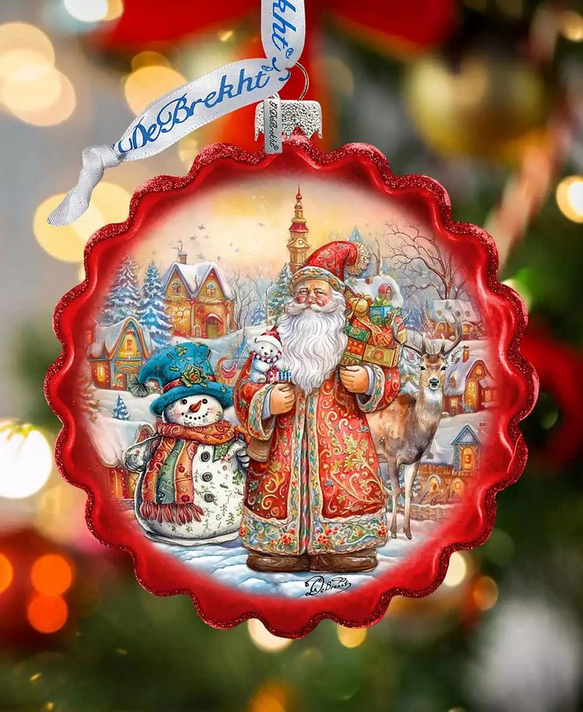 商品Designocracy|Merry Christmas Wreath Mercury Glass Christmas Ornaments G. DeBrekht,价格¥720,第2张图片详细描述