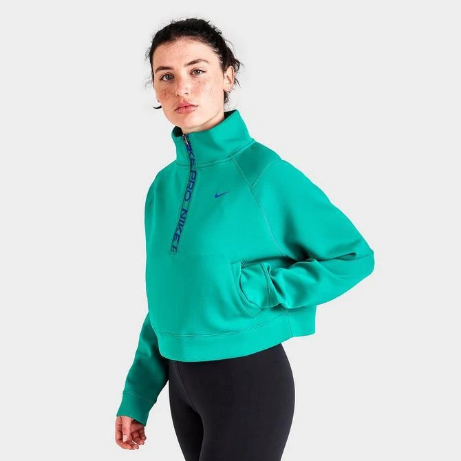 商品NIKE|Women's Nike Pro Dri-FIT Half-Zip Training Top,价格¥188,第3张图片详细描述