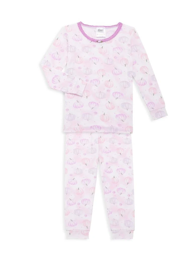商品Esme|Baby's & Little Girl's Pumpkin 2-Piece Pajama Set,价格¥296,第1张图片
