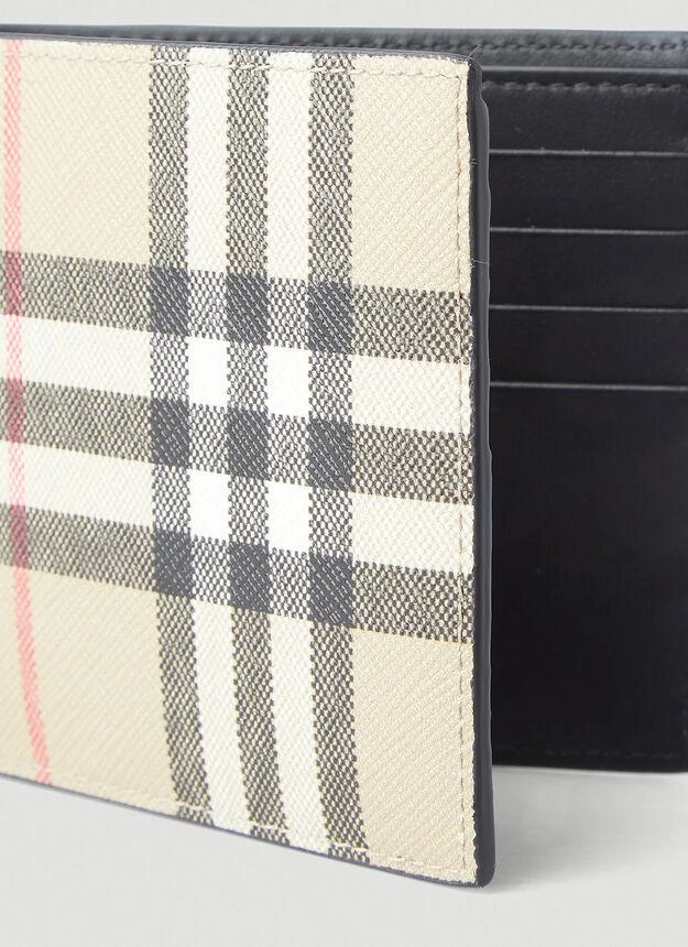 商品Burberry|Bifold Check Wallet in Beige,价格¥3288,第4张图片详细描述
