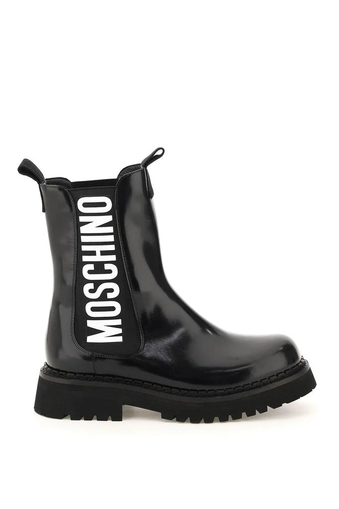 商品Moschino|Moschino logo combat boots,价格¥2279,第1张图片