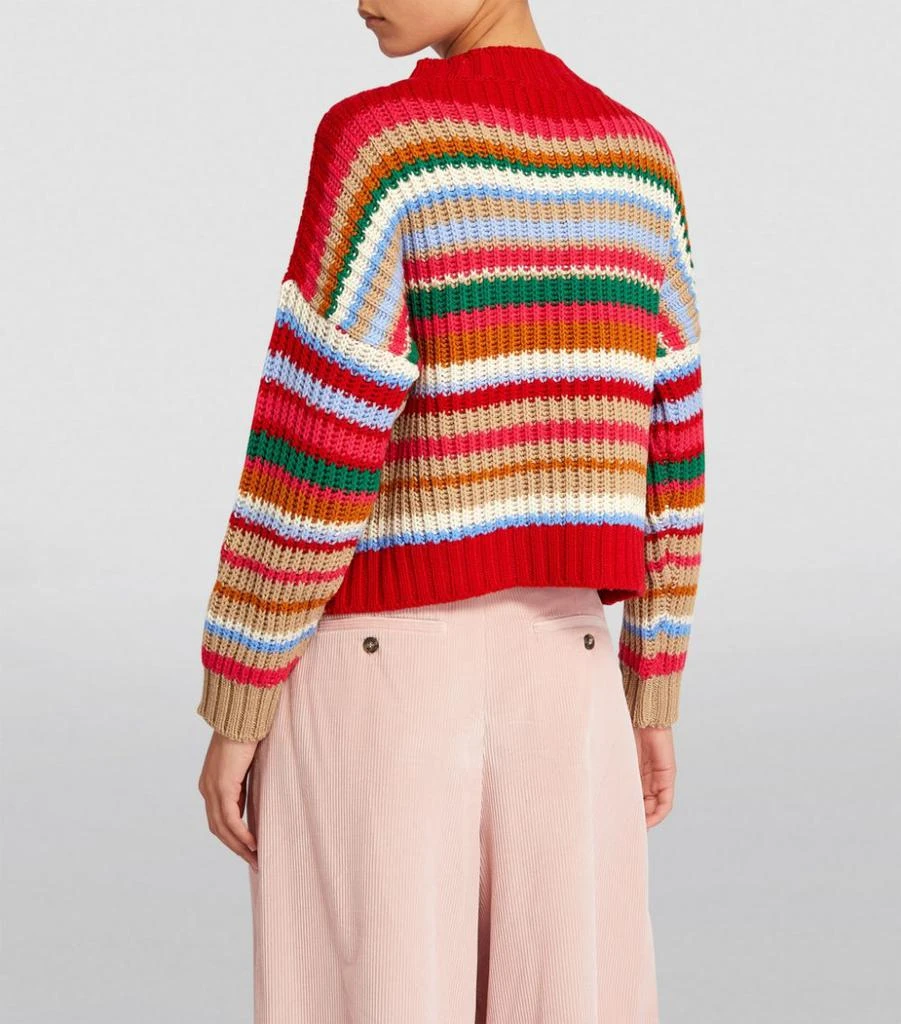 商品Weekend Max Mara|Ribbed Striped Sweater,价格¥1802,第4张图片详细描述