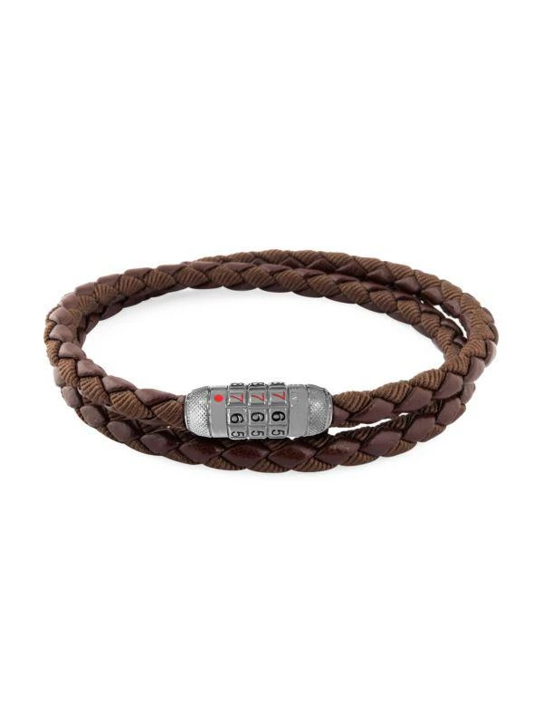 商品Tateossian|Combo Scoubidou Braided Wrap Combination Bracelet,价格¥562,第1张图片