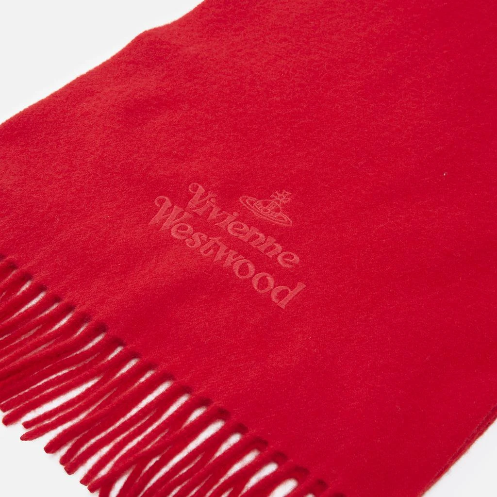 商品Vivienne Westwood|Vivienne Westwood Embroidered Logo Wool Scarf,价格¥551,第3张图片详细描述