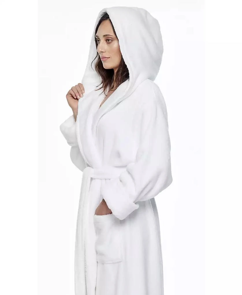 商品ARUS|Women's Ankle Length Hooded Low Twist Soft Turkish Cotton Bathrobe,价格¥835,第1张图片