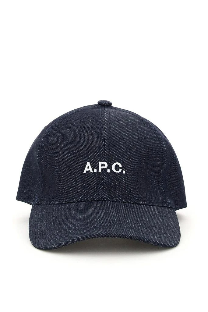 商品A.P.C.|CHARLIE DENIM BASEBALL CAP,价格¥383,第1张图片
