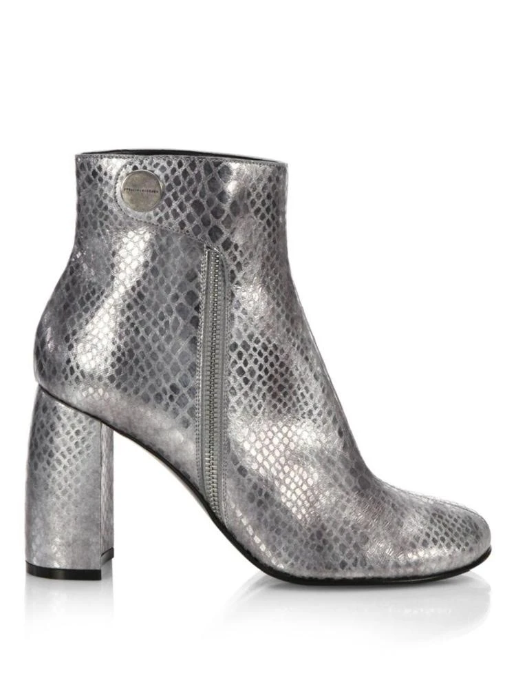 商品Stella McCartney|Curved Heel Metallic Booties,价格¥1878,第5张图片详细描述