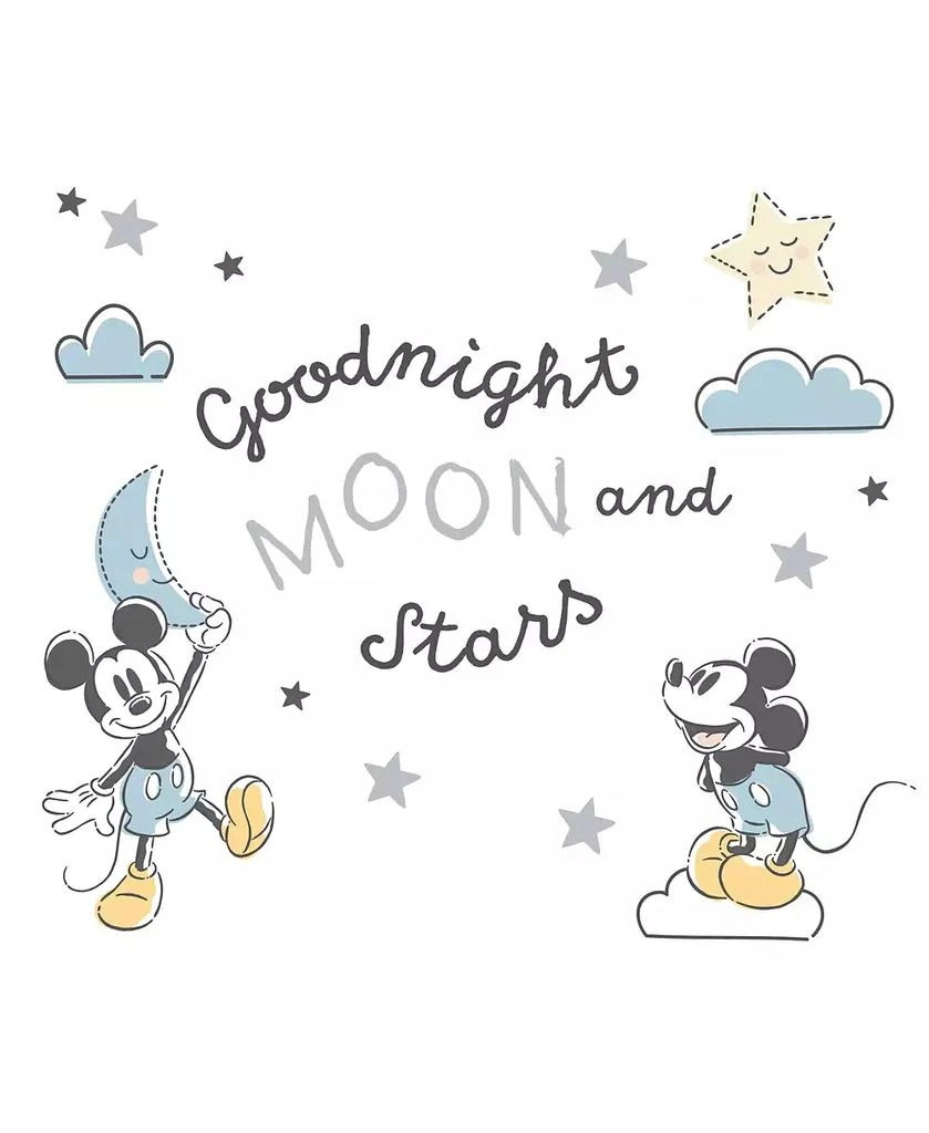 商品Lambs & Ivy|Disney Baby Moonlight Mickey Mouse Blue/Black Wall Decals/Stickers,价格¥149,第1张图片