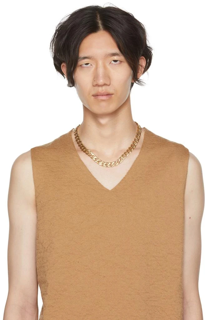 商品MAISON MARGIELA|Gold Chain Necklace,价格¥11540,第2张图片详细描述